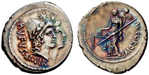 cordia roman coin denarius